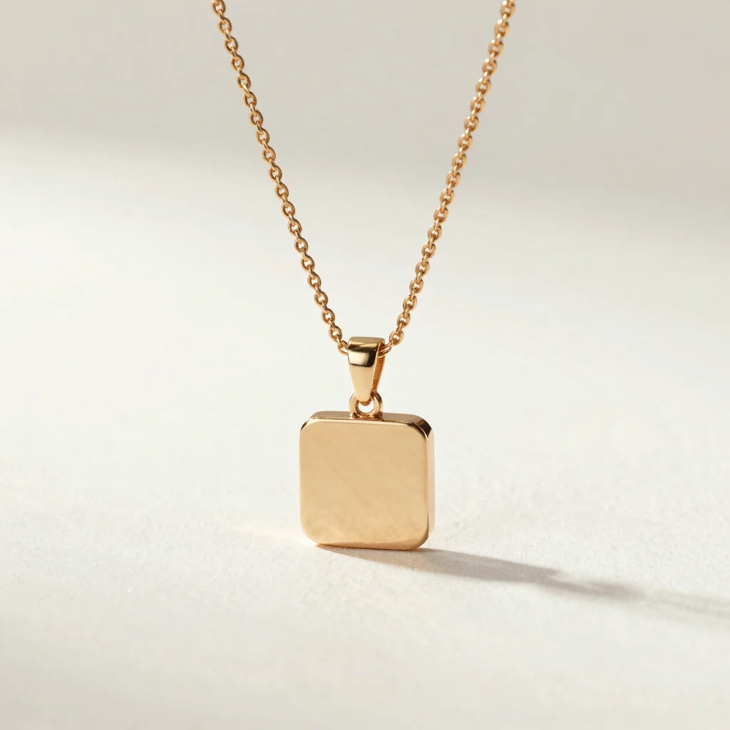 Square Signet Pendant